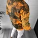 Bluza barbati oversize imprimeu orange K361 K7-4